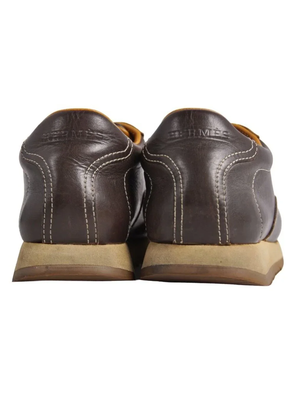 Hermes Sneakers Quick Low Cut Logo Leather